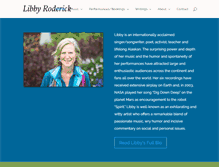 Tablet Screenshot of libbyroderick.com